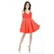 thumbnail image 1 of Vestido top de encaje Roman Fashion Juvenil 2104 Rojo, 1 of 5