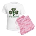 thumbnail image 6 of CafePress - Waterford Shamrock Women's Light Pajamas - Women's Short Sleeve Print T-Shirt and Pants Light Cotton Pajama Set, 6 of 7