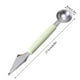 thumbnail image 3 of Cuchara de acero inoxidable para cortar frutas y sandías, cuchara redonda para helado, cuchara cortadora de frutas., 3 of 7