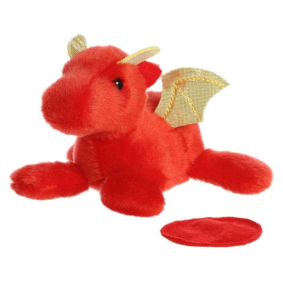 Aurora - Small Red Shoulderkins - 6" Daring Dragon - Adorable Stuffed Animal