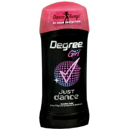 Degree Girl Anti-Perspirant Deodorant Invisible Solid Just Dance 2.60 oz (Pack of