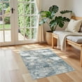 thumbnail image 6 of UERMEI 2'x3' Small Area Rugs for Entryway, Machine Washable Ultra-Thin Soft Rug, Non Slip Indoor Door Mats, Throw Rug for Bedroom Hallway, Laundry Room Carpets, Blue/Brown, 6 of 7