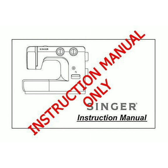 Singer 14U46B-14U46-14U52 Sewing Machine/Embroidery/Serger Owners Manual Reprint