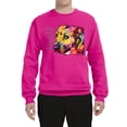 thumbnail image 2 of Wild Bobby Dean Russo A Dog Wags Its Tail With Its Heart Gratitude Pitbull Dog Lover Unisex Crewneck Graphic Sweatshirt, Fuschia, Large, 2 of 5