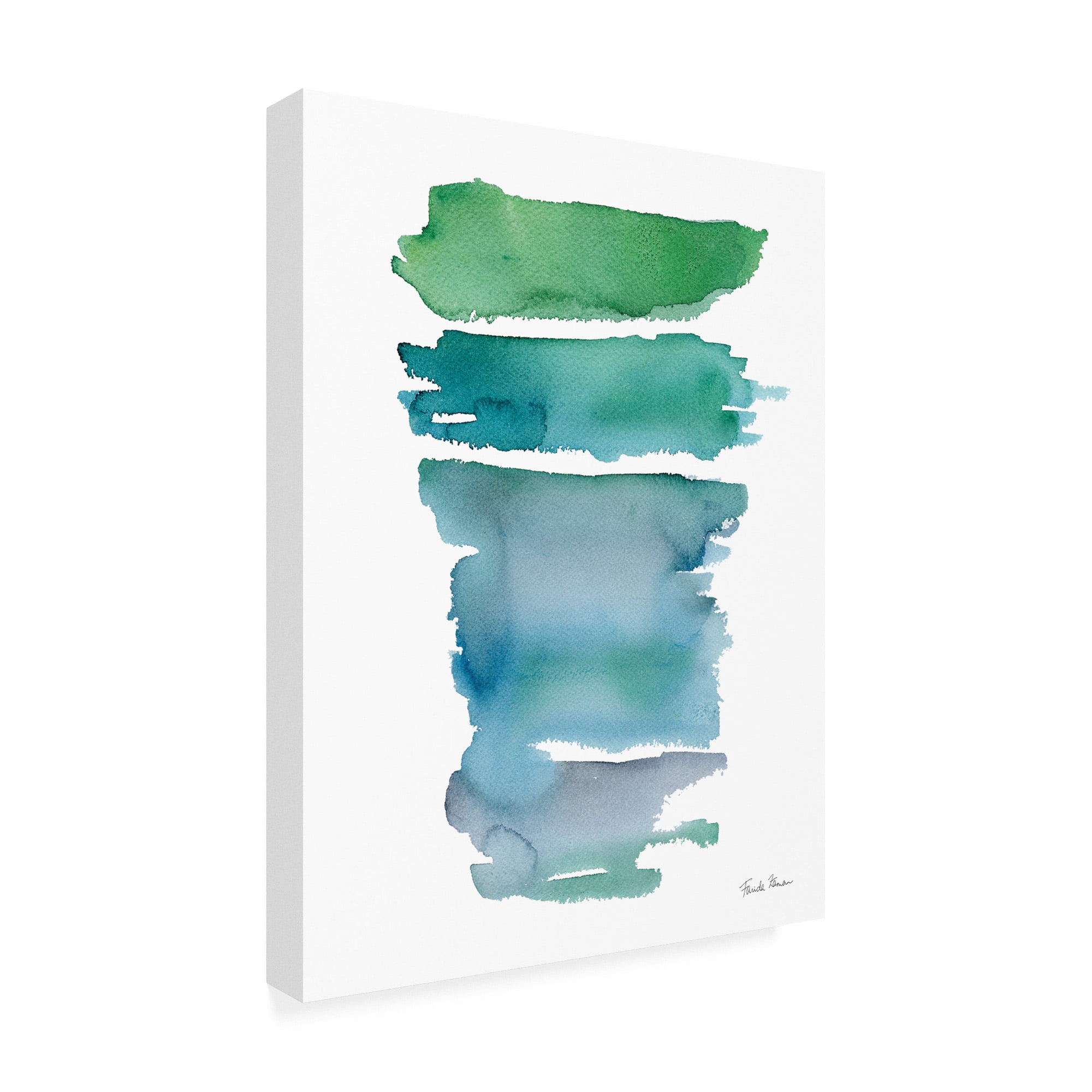 Trademark Fine Art 'Sideways I' Canvas Art by Farida Zaman