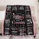 thumbnail image 3 of LHSHID Birthday Gifts for Cousin Happy Birthday Cousin Gifts Blanket Cousin's Birthday Gift Ideas Unique Birthday Gifts for Cousin Cousin Bday Gift Throw Blanket 60"x80", 3 of 6