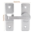 thumbnail image 2 of OULII Metal Door Latch Barn Lock Simple Design for Privacy and Security 180 Degree Positioning 1Pcs, 2 of 8