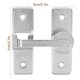 thumbnail image 2 of unbranded De Puerta Para De Metal Plateado Resistente Para Seguridad En Hogar, 2 of 7