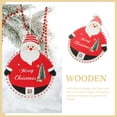 thumbnail image 3 of OFFIGAM Red Wooden Christmas Hanging Advent Calendar for Decoration with Quality and Delicate Design 7.5 Inches, 3 of 8