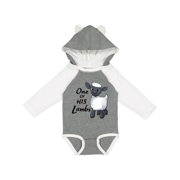 Inktastic One of His Lambs Easter Sheep Boys or Girls Long Sleeve Baby Bodysuit
