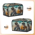 thumbnail image 3 of Yiaed Desert Monkeys Drive Print Two Slice Bread Machine Cover, Universal Size Kitchen Appliance Cover for Bread Machine,Bread Machine Cover, 3 of 7