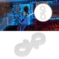thumbnail image 2 of Holiday Light Hooks, 150 Pieces Dual Ends Sturdy Plastic Warm Vibes S Shaped Hooks Multi Purpose  For Party, 2 of 8