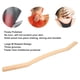 thumbnail image 4 of Body Gua Sha Stick, Varilla De Masaje Para Raspar El Cuerpo, Sin Rebabas, Grande En Forma De M, Para Hombros, Cuello Y Vientre, 4 of 7