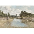 thumbnail image 2 of McKee, Christy 24x17 Gold Ornate Wood Framed with Double Matting Museum Art Print Titled - Dawn at the Shore, 2 of 4