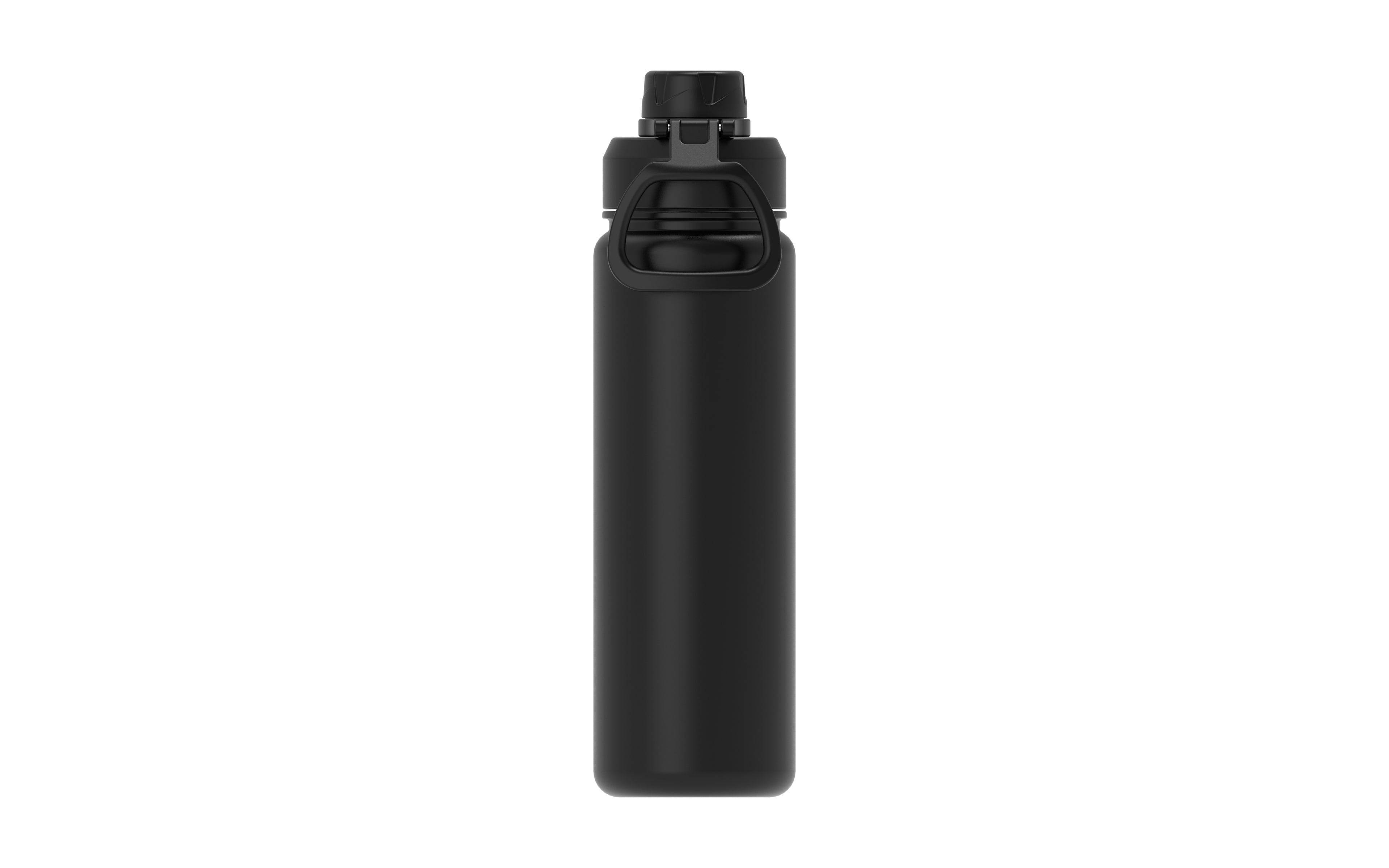 Mainstays 24OZ Bouteille d'eau à double paroi en acier inoxydable noire