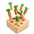 thumbnail image 2 of Wooden Toys Enlightenment Early Education Toys Interesting Vegetable Memory Chess Game Farm Pull Radish Board Game heqiyong LED, 2 of 2