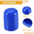 thumbnail image 5 of Unique Bargains 1Pcs 35mm 1.38" ID Universal Silicone Coolant Cap Intake Vacuum Hose End Plug Silicone Blue, 5 of 6