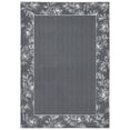 thumbnail image 5 of Yesurprise 10'x13' Dark Gray Solid Floral Area Rugs - Modern Bordered, Washable, Non-Slip for Living Room & Bedroom, 5 of 9