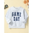 thumbnail image 2 of Bagilaanoe Toddler Baby Boy Casual Sweatshirt Long Sleeve Letter Print Pullover 6M 12M 18M 24M 3T 4T 5T Kids Fall Loose Tee Tops, 2 of 9
