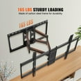 thumbnail image 5 of VEVOR Full Motion TV Mount Fits for Most 37-90 inch TVs, Swivel Tilt Horizontal Adjustment TV Wall Mount Bracket with 4 Articulating Arms, Max 600x400mm, Holds up to 165 lbs, 5 of 7