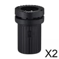 thumbnail image 1 of 2xTuerca De Grifo De Base Fija, Resistente Al Desgaste, Confiable, Multiusos, Para Cocina, Hogar, Césped, Color Negro, 1 of 8