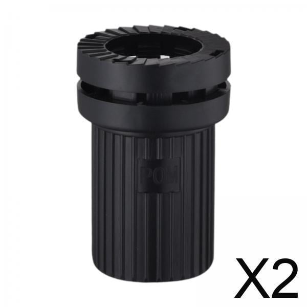 2xTuerca De Grifo De Base Fija, Resistente Al Desgaste, Confiable, Multiusos, Para Cocina, Hogar, Césped, Color Negro
