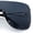 Gold Frame - Black Lens, variant on SA106 Oversized Rimless Shield Visor Wrap Around Sunglasses / Gold - Brown