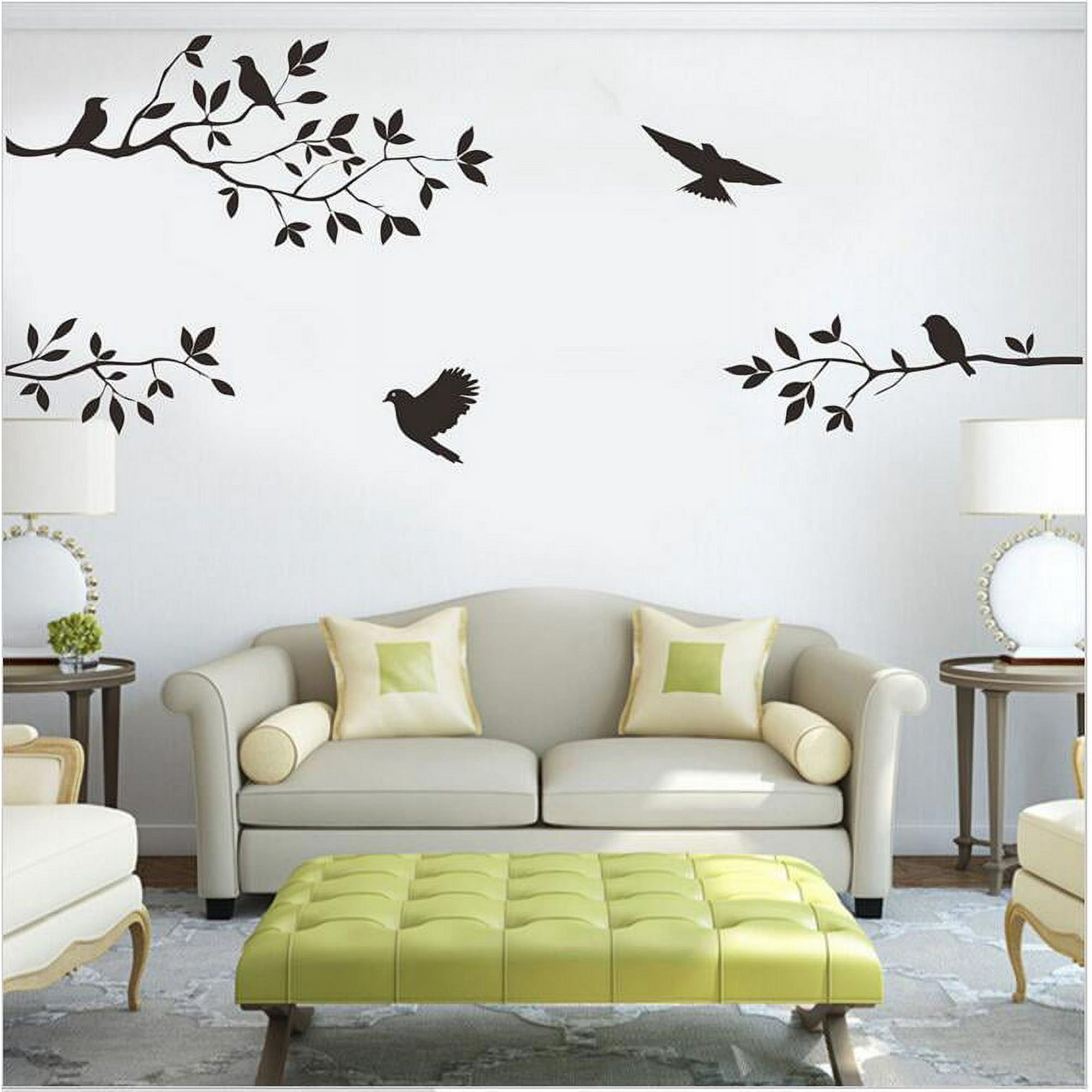 Little Tree Wall Decals - Removable Pattern Stickers For Living Room, Bedroom, Nursery & Furniture