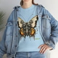 thumbnail image 5 of Unisex Heavy Cotton Abstract Butterfly Bio Punk T-Shirt 002, 5 of 5