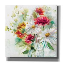 Epic Graffiti 'Garden Jar 2' by Jadei Graphics, Canvas Wall Art, 37"x37"