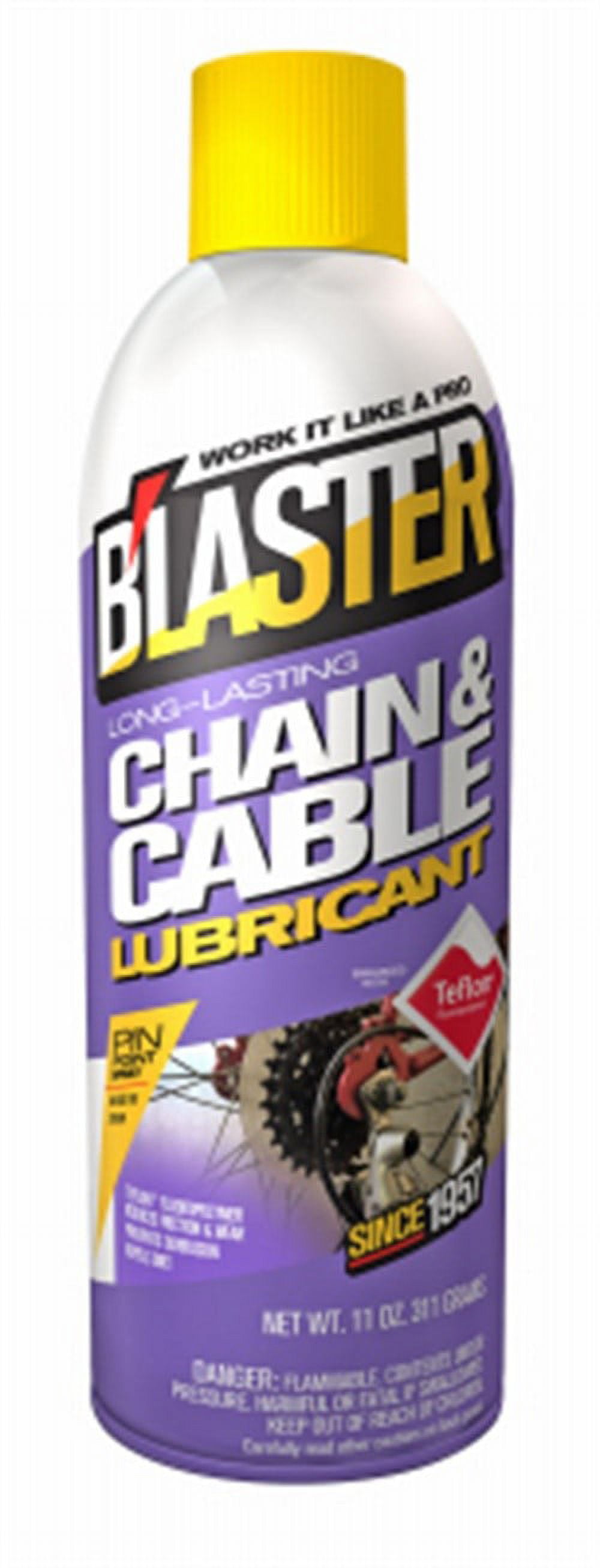 Blaster 16-CCL PB Chain & Cable Lubricating Teflon Fluoropolymer