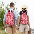 thumbnail image 4 of Honeii valentine day with heart Print Canvas Backpack for School & Outdoor,Laptop Excursion Backpack,Notebook School Bookbag For Men Women,for Work, Travel, and Everyday Use-Medium, 4 of 5