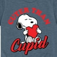thumbnail image 3 of Peanuts -  Valentine's Cuter Than Cupid  - Toddler And Youth Short Sleeve Graphic T-Shirt, 3 of 6