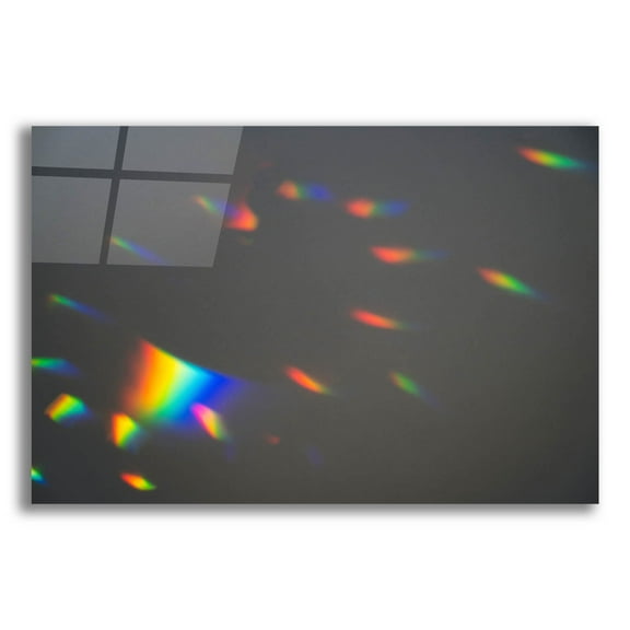 Epic Art 'Prism Rainbow 2' by Epic Portfolio, Acrylic Glass Wall Art, 16"x12"
