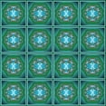 thumbnail image 1 of Ahgly Company Machine Washable Indoor Square Transitional Deep-Sea Green Area Rugs, 4' Square, 1 of 7