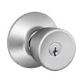 thumbnail image 2 of Schlage F51VBEL626 Satin Chromium Plated Bell Design Entrance Lock, 2 of 2