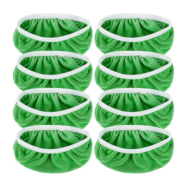 Injueey 8 unids/set reemplazo de esponja absorbente para fregonas pulverizadoras duraderas y fáciles de instalar duraderas Suministros de limpieza para el hogar Verde 45.3*11.5 cm + 8 Uds.