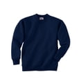 thumbnail image 2 of Jeunesse 7,8 oz ComfortBlend EcoSmart 50/50 Molleton à Col Rond, Bleu Marine, Grand, 2 of 4