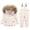 10#White, variant on Hzgobj Baby Boy's Girl's Down Warm Jacket Coat Jumpsuit Rompers Suit Winter Windproof Ski Suit for Child's 1-6 Years