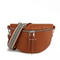 thumbnail image 1 of Bolsa De Pecho Bolsa de pecho para mujer, bolsa de viaje informal, color sólido, simple para viajes, deportes (marrón) Likrtyny Para Estrenar, 1 of 9