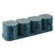 thumbnail image 1 of Naiovety Hermosas cajas de plástico para condimentos, con fácil acceso y fabricadas con PP, conjunto de cajas de almacenamiento para Organizadores de utensilios de cocina azul, 1 of 6
