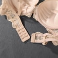 thumbnail image 6 of Sopiago Bras for Women No Underwire Full Coverage Underwire Bras Plus Size Lifting Lace Bra for Heavy Breast Beige,XL, 6 of 7