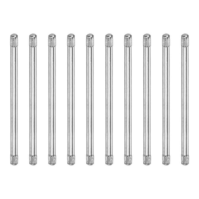 10uds Reloj Correa Pasadores Barra 1.2mmx22mm Inoxidable Acero Doble Cabeza Reloj Pulsera Pasadores Fricción Barra para Reloj Correa Pasadores Reemplazo Reparación Herramienta