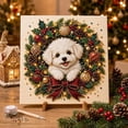 thumbnail image 3 of syligr Puppy Christmas Diamond Art for Adults, Cute Dog Christmas Pearl Art Kits, DIY Pearl Diamond Kit, Animals Bead Crafts Ornament, Xmas Party Decorations for Mantel, Unique Gift/Favors, 3 of 7
