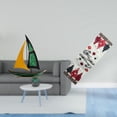 thumbnail image 2 of Escultura De Velero De Hierro, Adorno De Mesa, Camino De Mesa Navideño, Bufanda De Tocador, Mantel Reutilizable De árbol De Navidad Para Armario, Mesa De Centro Navideña, Colección De, 2 of 8