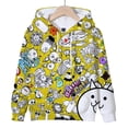 thumbnail image 2 of Sudadera con capucha de dibujos animados The Battle Cats para niños y niñas, tops de otoño, jersey de manga larga para niños, ropa de calle de moda para niños, 2 of 4