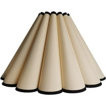 Pleated Fabric Drum Lamp Shade, Tapered Design for Table & Floor Lamps