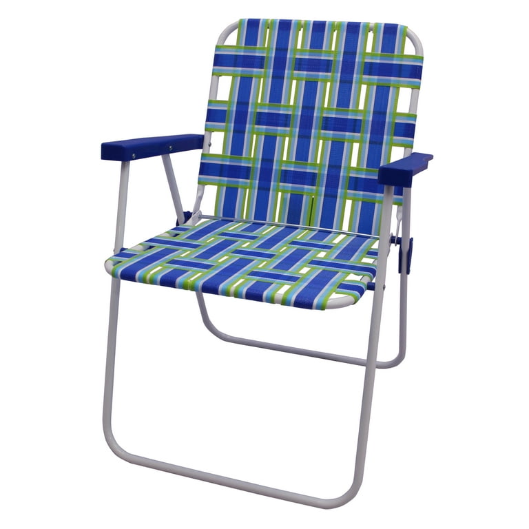 Mainstays folding stripe beach web chair deals