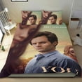 thumbnail image 1 of Serie Tú Conjunto de sábanas temático, trío de piezas, cómodo y amigable con la piel, diseño único, regalo de decoración para el hogar para familiares, amigos y fans,173cm *218cm, 1 of 6