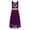Dark Purple, variant on DPOIS Womens Liturgical Dancewear Praise Dance Tunic Black S
